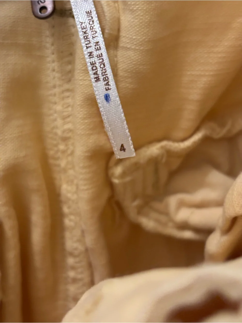 Free People women’s light as spring Wide Leg High-Waist pleated pants lt yellow